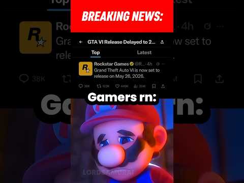GTA 6 Delayed 💔